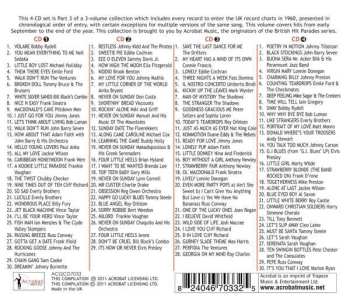 4CD Various: 1960 British Hit Parade - Britain's Greatest Hits Vol. 9 - Part 3