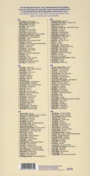 6CD Various: 1961 British Hit Parade Britain's Greatest Hits Volume 10 Part 1 January - June