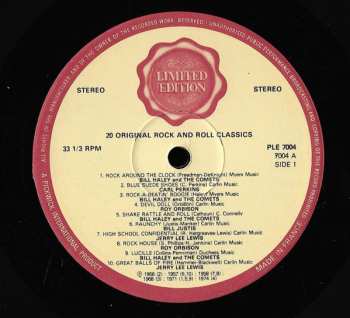 LP Various: 20 Original Rock & Roll Classics