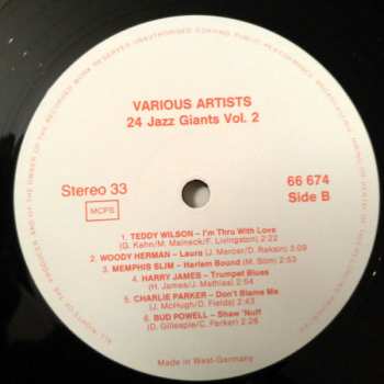 2LP Various: 24 Jazz Giants Vol. 2