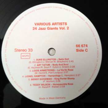 2LP Various: 24 Jazz Giants Vol. 2