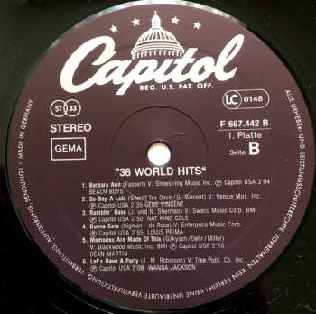 3LP/Set di cofanetti Various: 36 World Hits