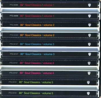 10CD/Set di cofanetti Various: 80's Soul Classics Box Set
