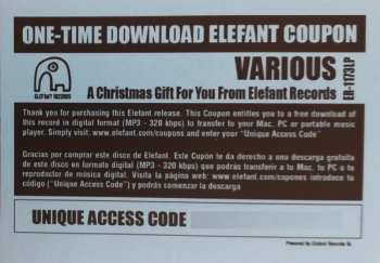 LP Various: A Christmas Gift For You From Elefant Records LTD | NUM | CLR