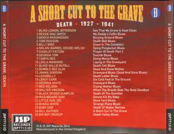 4CD/Set di cofanetti Various: A Short Cut To The Grave (Gin, Justice, Jail & Judgement 1924-1942)