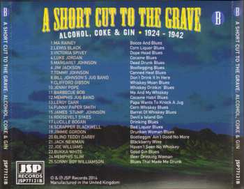 4CD/Set di cofanetti Various: A Short Cut To The Grave (Gin, Justice, Jail & Judgement 1924-1942)