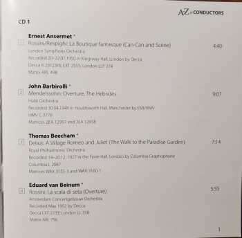 4CD/Set di cofanetti Various: A-Z Of Conductors By David Patmore