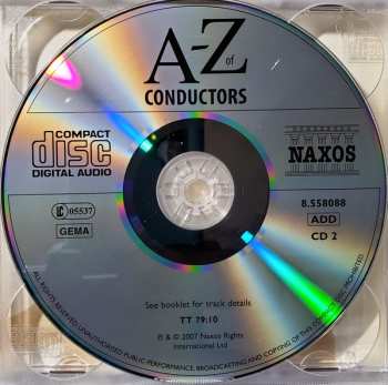 4CD/Set di cofanetti Various: A-Z Of Conductors By David Patmore