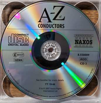 4CD/Set di cofanetti Various: A-Z Of Conductors By David Patmore