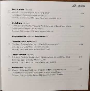 4CD/Set di cofanetti Various: A-Z of Singers by David Patmore