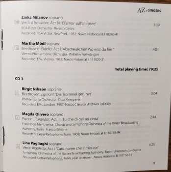 4CD/Set di cofanetti Various: A-Z of Singers by David Patmore