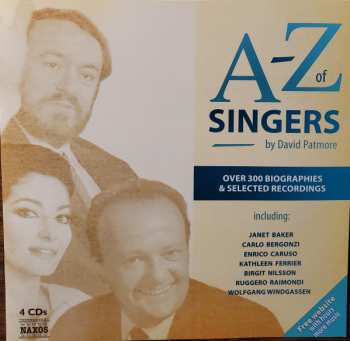 4CD/Set di cofanetti Various: A-Z of Singers by David Patmore