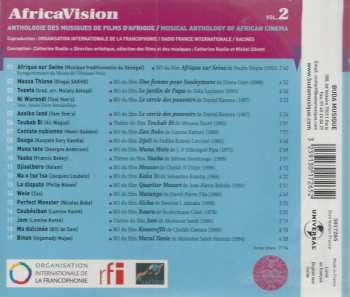 CD Various: AfricaVision Vol. 2 - Musical Anthology Of African Cinema / Anthologie Musicale Du Cinema Africain - 50 Ans De Cinema Africain / 50 Years Of African Cinema