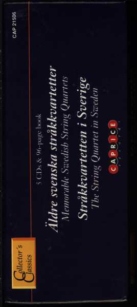 5CD/Set di cofanetti Various: Äldre Svenska Stråkkvartetter = Memorable Swedish String Quartets