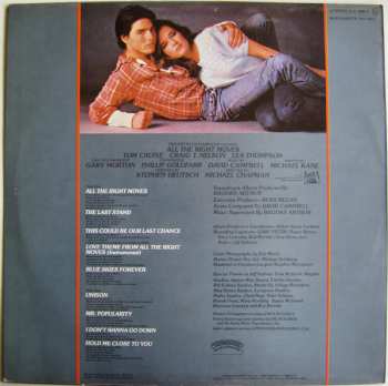 LP Various: All The Right Moves (Original Soundtrack From The Motion Picture)