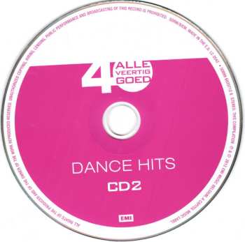 2CD Various: Alle 40 Goed - Dance Hits
