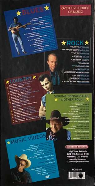 4CD/DVD/Set di cofanetti Various: American Music: The Hightone Records Story