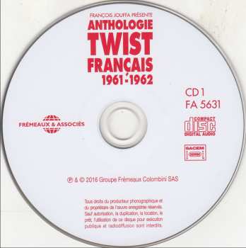 3CD Various: Anthologie Twist Français 1961-1962
