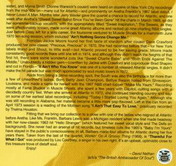 CD Various: Atlantic Unearthed: Soul Sisters