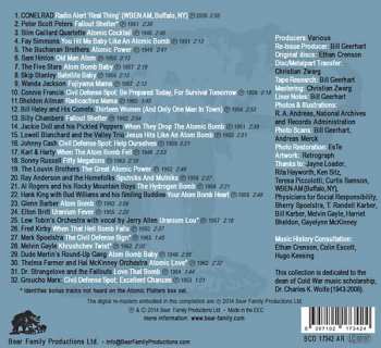 CD Various: Atomic Platters: Cold War Music From The Golden Age Of Homeland Security - Single Warhead Edition With Bonus Tracks