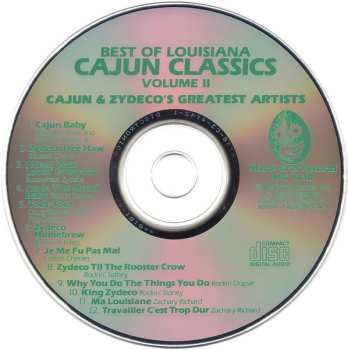 CD Various: Best Of Louisiana Cajun Classics - Vol. II (Cajun & Zydeco's Greatest Artists)