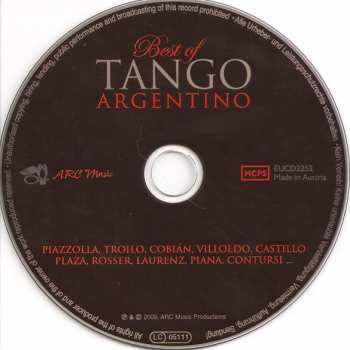 CD Various: Best Of Tango Argentino