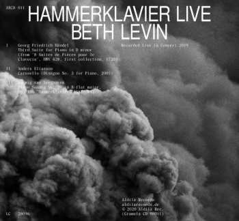 CD Beth Levin: Hammerklavier Live
