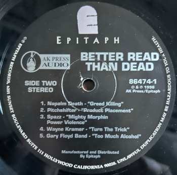 2LP Various: Better Read Than Dead (A Benefit For AK Press)