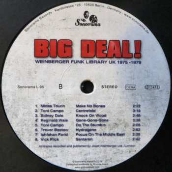 LP Various: Big Deal! Weinberger Funk Library UK 1975-1979