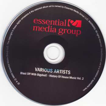 CD Various: Blast Off With Big Shot! History Of House Music - Volume Two