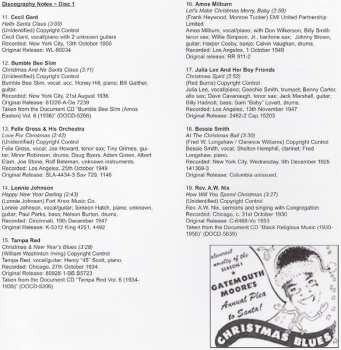 2CD Various: Blues, Blues Christmas 1925 - 1955 (In The Blues, Jazz, Boogie-Woogie And Gospel Spirit)