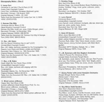 2CD Various: Blues, Blues Christmas 1925 - 1955 (In The Blues, Jazz, Boogie-Woogie And Gospel Spirit)