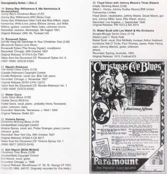 2CD Various: Blues, Blues Christmas 1925 - 1955 (In The Blues, Jazz, Boogie-Woogie And Gospel Spirit)