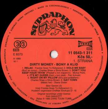 LP Various: Bony A Klid / Dirty Money - Hudba Z Filmu / Original Soundtrack