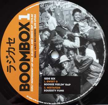 3LP Various: Boombox 1 (Early Independent Hip Hop, Electro And Disco Rap 1979-82)