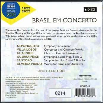6CD/Set di cofanetti Various: Brasil Em Concerto LTD | NUM