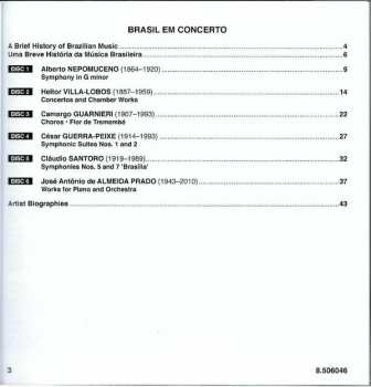 6CD/Set di cofanetti Various: Brasil Em Concerto LTD | NUM