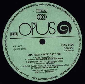 2LP Various: Bratislava Jazz Days 1982