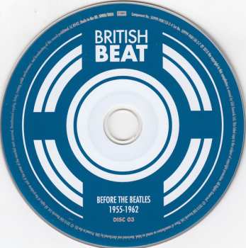 3CD Various: British Beat Before The Beatles 1955-1962