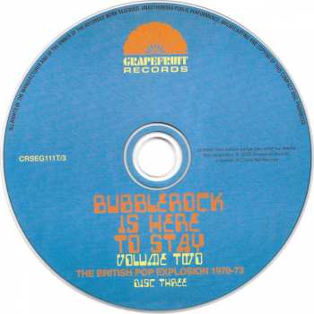 3CD/Set di cofanetti Various: Bubblerock Is Here To Stay Volume Two - The British Pop Explosion 1970-73