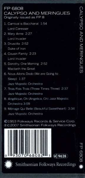 CD Various: Calypso And Meringues