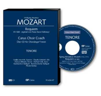 CD Various: Carus Choir Coach - Wolfgang Amadeus Mozart: Requiem Kv 626 (süßmayr-fassung) (tenor)