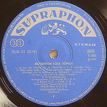 LP Various: Bohemian Folk Songs