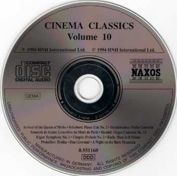 CD Various: Cinema Classics 10