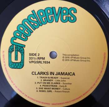 LP Various: Clarks In Jamaica 