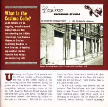 CD Various: Cracking The Cosimo Code (60s New Orleans R&B And Soul)