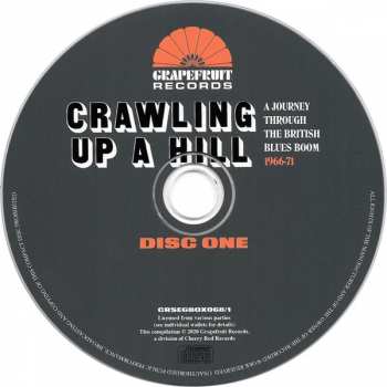 3CD/Set di cofanetti Various: Crawling Up A Hill - A Journey Through The British Blues Boom 1966-71
