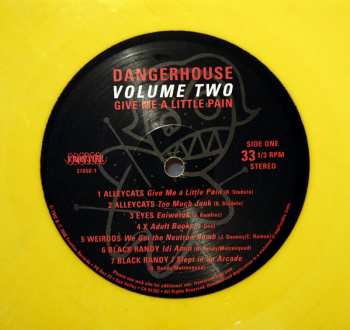 LP Various: Dangerhouse Volume Two: Give Me A Little Pain! CLR