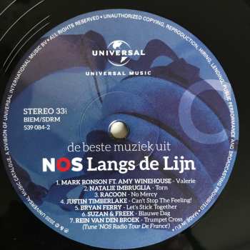 2LP Various: De Beste Muziek Uit NOS Langs De Lijn
