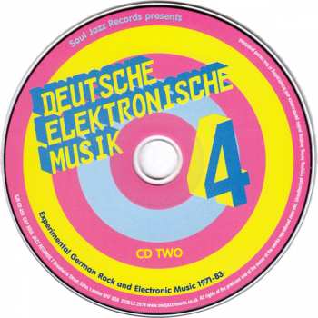 2CD Various: Deutsche Elektronische Musik 4 (Experimental German Rock And Electronic Music 1971-83) 